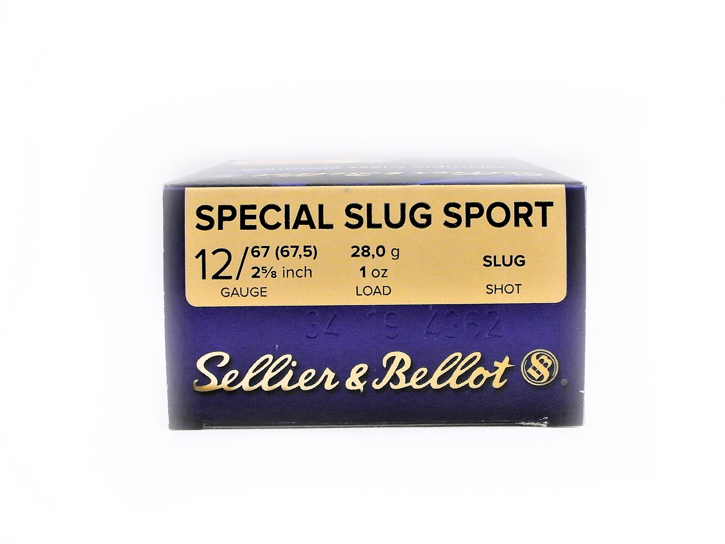 S&B Flintenpatrone 12/67,5 Slug Sport, 28gr