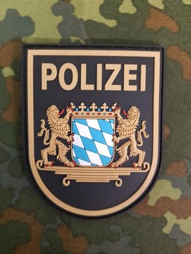 Rubber Patch Polizei Bayern