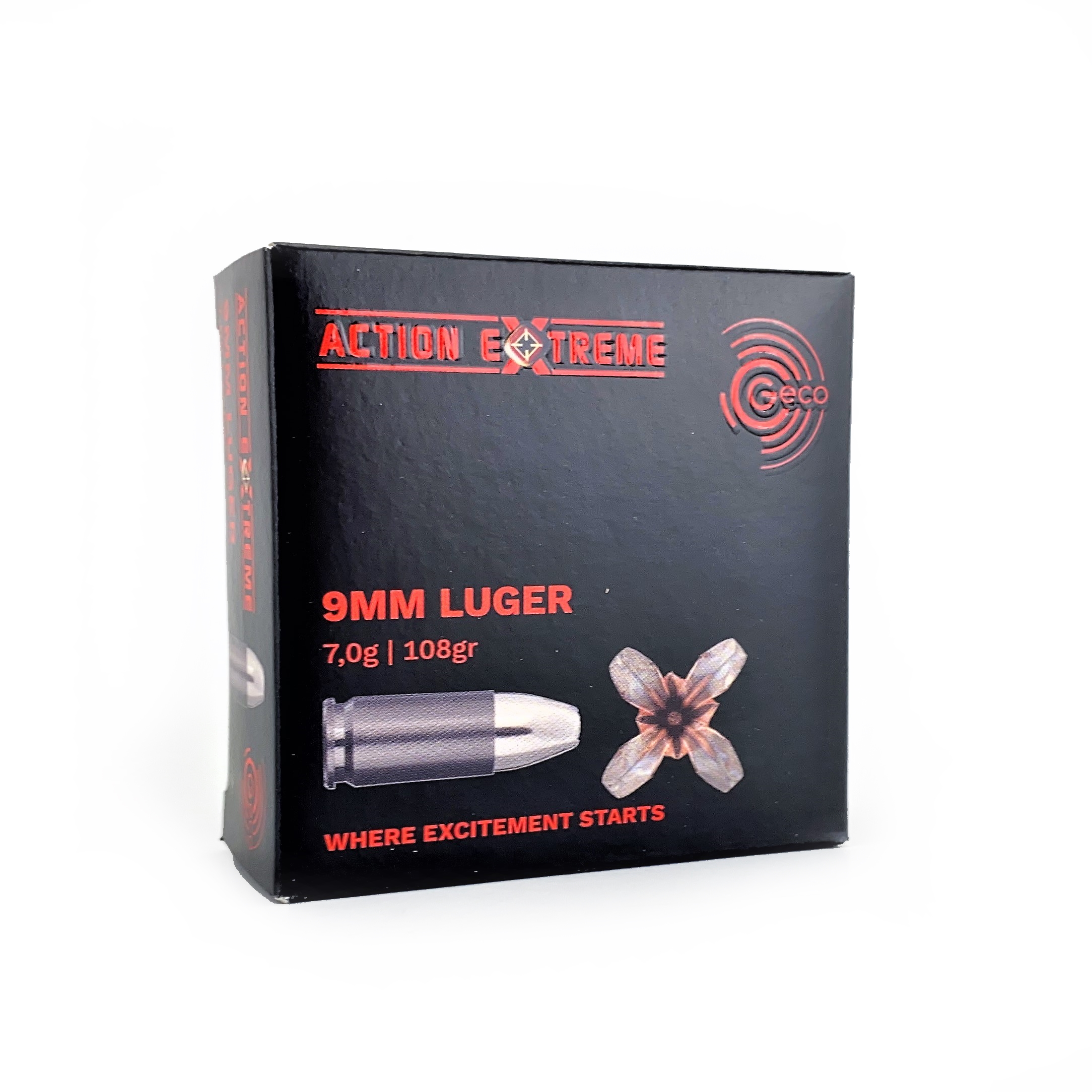 GECO Action Extrem 9mm Luger 7,0g Deformationsgeschoss | F.A.S.T. Onlineshop