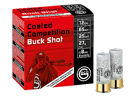 GECO Schrotpatrone Coated Competition Buck Shot 12/65