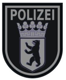 Rubber Patch Polizei Berlin