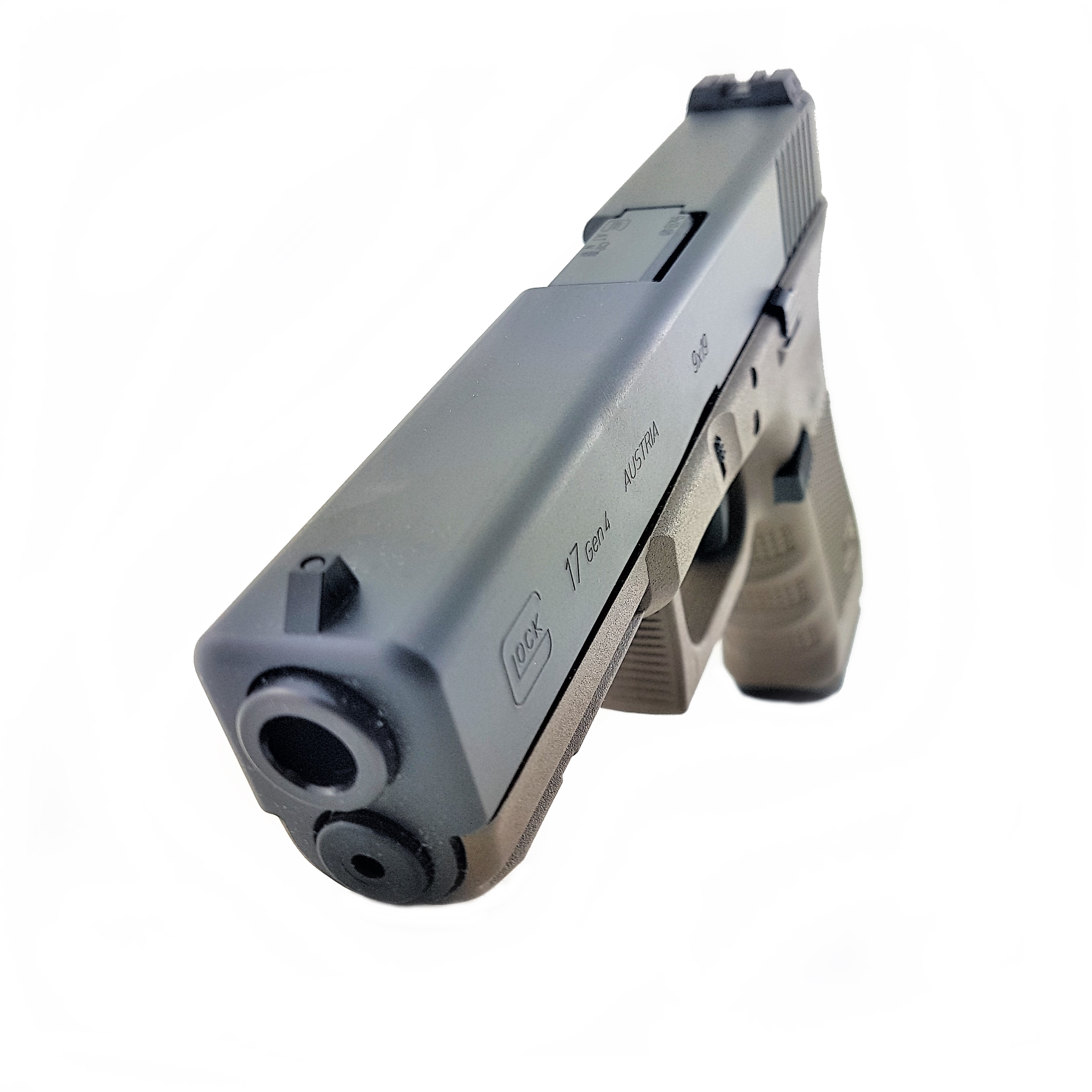 Pistole Glock 17 FDE im Kaliber 9x19 schießen