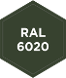 RAL 6020 chromoxidgrün
